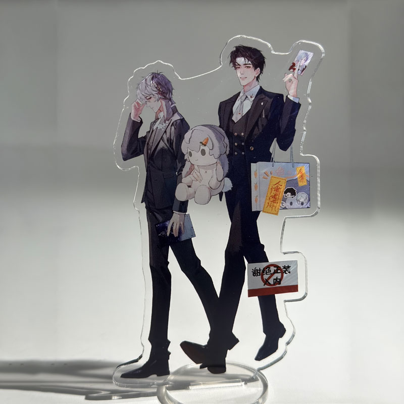 Standees acrílicos de anime com impressão dupla face